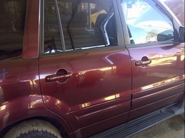 2007 HONDA PILOT, BURGUNDY, EX-L, 3.5L, AT, FWD.  A25157